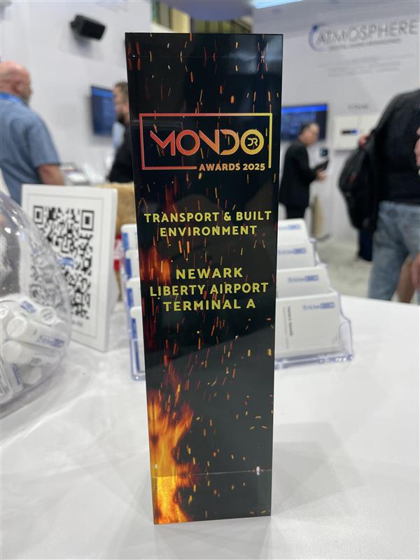 AtlasIED Wins Mondo Award for Newark Airport Terminal A Installation